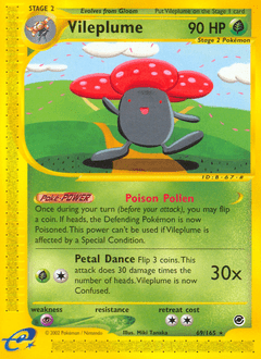 Vileplume #69 from Expedition Base Set