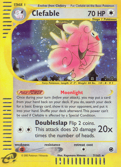 Clefable #7 from Expedition Base Set