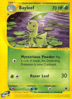 Bayleef #71 from Expedition Base Set