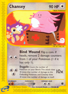 Chansey #72 from Expedition Base Set