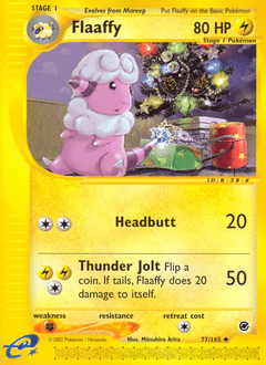 Flaaffy #77 from Expedition Base Set