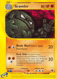 Graveler #79 from Expedition Base Set
