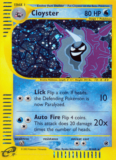 Cloyster #8 from Expedition Base Set