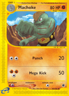 Machoke #85 from Expedition Base Set