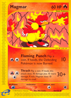 Magmar #86 from Expedition Base Set