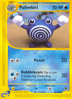 Poliwhirl #89 from Expedition Base Set