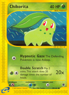Chikorita #99 from Expedition Base Set