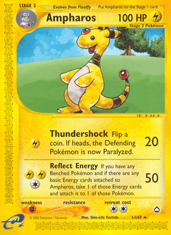 Ampharos #1 from Aquapolis