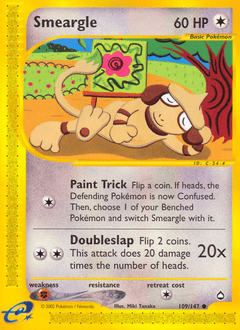 Smeargle #109 from Aquapolis