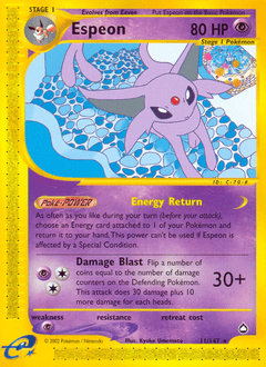 Espeon #11 from Aquapolis
