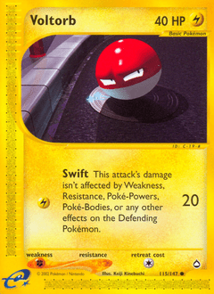 Voltorb #115 from Aquapolis