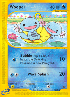 Wooper #117 from Aquapolis