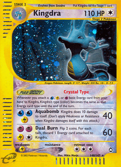Kingdra #148 from Aquapolis