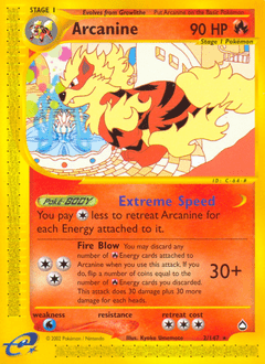 Arcanine #2 from Aquapolis