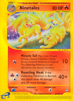 Ninetales #25 from Aquapolis