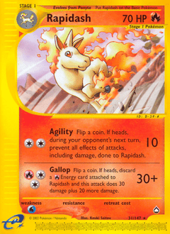 Rapidash #31 from Aquapolis