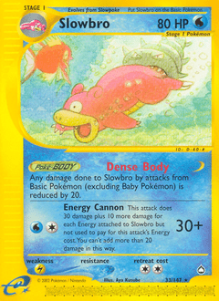 Slowbro #33 from Aquapolis