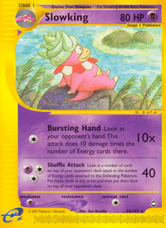 Slowking #34 from Aquapolis