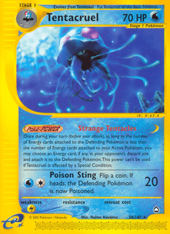 Tentacruel #38 from Aquapolis