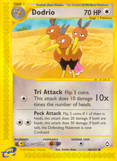 Dodrio #46 from Aquapolis
