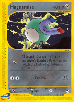 Magnemite #52 from Aquapolis