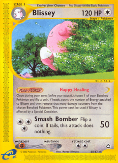 Blissey #6 from Aquapolis