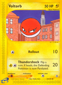 Voltorb #64 from Aquapolis