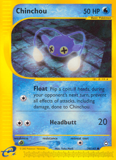 Chinchou #70 from Aquapolis