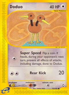 Doduo #73 from Aquapolis