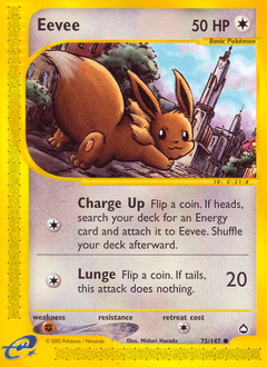 Eevee #75 from Aquapolis