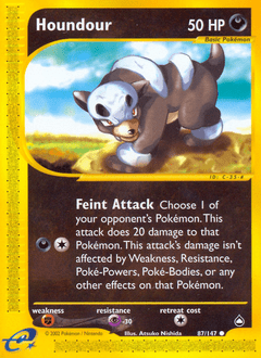 Houndour #87 from Aquapolis