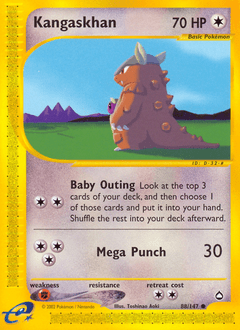 Kangaskhan #88 from Aquapolis