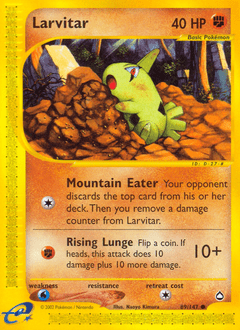 Larvitar #89 from Aquapolis