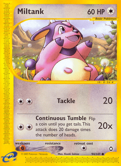 Miltank #94 from Aquapolis