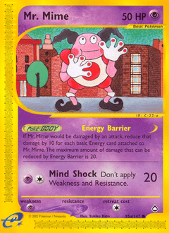 Mr. Mime #95 from Aquapolis