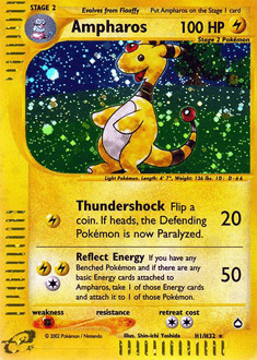 Ampharos #H1 from Aquapolis