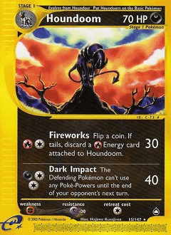 Houndoom #H11 from Aquapolis