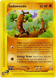 Sudowoodo #H24 from Aquapolis