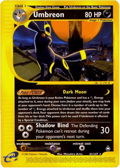 Umbreon #H29 from Aquapolis