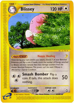 Blissey #H6 from Aquapolis