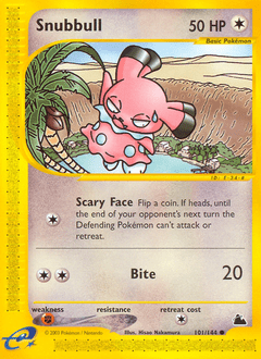Snubbull #101 from Skyridge
