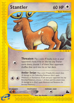 Stantler #102 from Skyridge