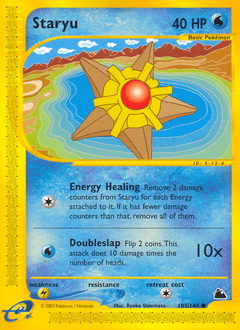Staryu #103 from Skyridge