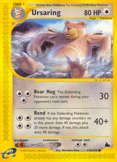 Ursaring #110 from Skyridge