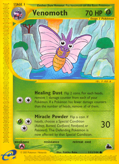 Venomoth #111 from Skyridge