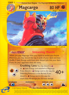 Magcargo #18 from Skyridge