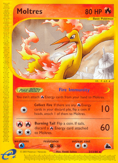 Moltres #21 from Skyridge