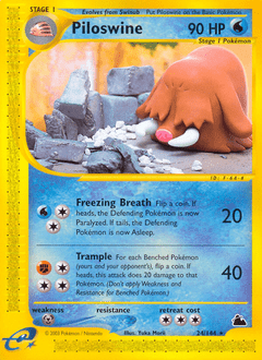 Piloswine #24 from Skyridge