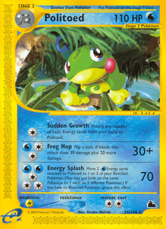Politoed #25 from Skyridge