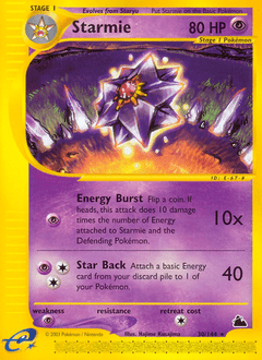 Starmie #30 from Skyridge